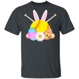Bunny Softball Funny Rabbit Bunny Eggs Easter Day Matching Shirt For Kids Men Women Softball Lover Player Gifts T-Shirt - Macnystore
