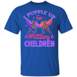 I Purple Up Shirt For The Month Of The Military Kids Funny Military Child Month Children Men Women Flamingo Lover Gifts Youth T-Shirt - Macnystore