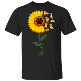 You Are My Sunshine Sunflower Flower Golden Retriever Dog Pet Lover Owner Gifts T-Shirt - Macnystore