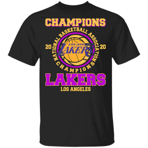 Basketball Lover Shirt Champion Lakers Los Angeles Funny Basketball Player Lover Gifts T-Shirt - Macnystore