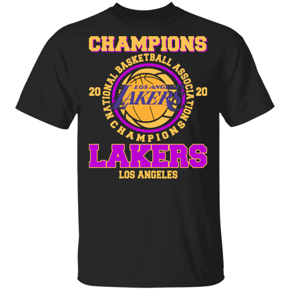Basketball Lover Shirt Champion Lakers Los Angeles Funny Basketball Player Lover Gifts T-Shirt - Macnystore