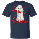 Cockapoo Rose Flower Funny Cockapoo Dog Lover Owner Couple Husband Wife Fiance Fiancee Girlfriend Boyfriend Valentine Gifts T-Shirt - Macnystore