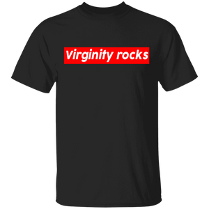 Super Cool Virginity Rocks Funny Rock Star Music Lover T-Shirt - Macnystore