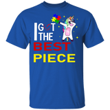 I Got The Best Piece Autism Awareness Dabbing Unicorn Gifts T-Shirt - Macnystore