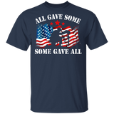 All Gave Some Some Gave All Cute American Flag Soldier Veteran Gifts T-Shirt - Macnystore