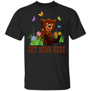 Funny Get Bear Here Cool Bear Lover T-Shirt - Macnystore