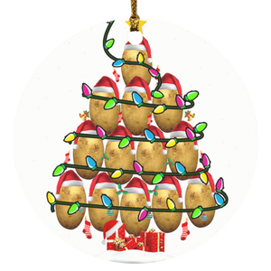 Potato Christmas Tree SMART OBJECT Ornament Xmas - Macnystore