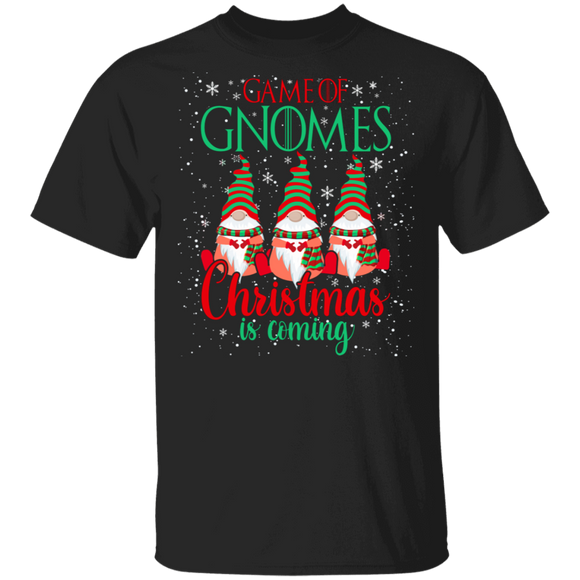 Christmas Gnomes Lover Shirt Game Of Gnomes Christmas Is Coming Funny Gifts Christmas T-Shirt - Macnystore