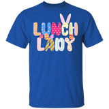 Bunny Lunch Lady Funny Rabbit Bunny Eggs Easter Day Matching Shirt For Women Lunch Lady Gifts T-Shirt - Macnystore