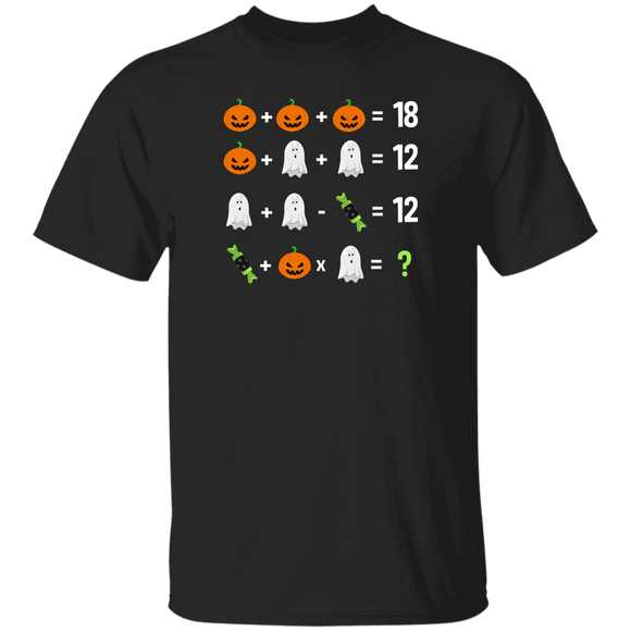 Halloween Math Lover Shirt Order Of Operations Funny Halloween Quiz Funny Math Teacher Lover Gifts Halloween T-Shirt - Macnystore