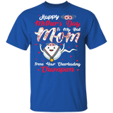 Happy Mother's Day To My Best Mom From Your Cheerleading Champion Floral Women Shirt Matching Cheerleading Lover Gifts T-Shirt - Macnystore