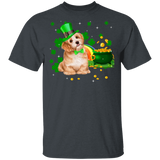Leprechaun Shih Tzu Dog Pet Lover Shamrock Funny Patrick's Day Kids Mens Womens St Patrick's Day Gifts T-Shirt - Macnystore