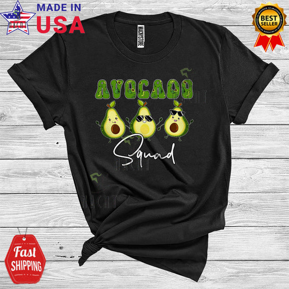 MacnyStore - Avocado Squad Funny Sunglasses Avocados Fruits Vegan Healthy Lover Friends Family Group T-Shirt