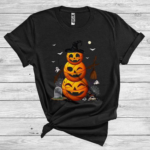MacnyStore - Basketball Snowman Witch Player Funny Halloween Costume Ball Sports Lover T-Shirt