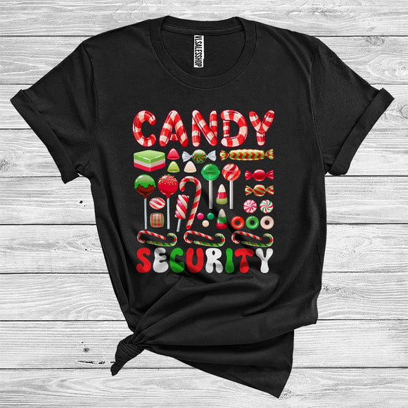 MacnyStore - Candy Security Cute Candies Collection Sweet Lover Kids Party Christmas Costume T-Shirt
