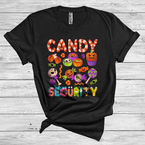 MacnyStore - Candy Security Cute Candies Collection Sweet Lover Kids Party Halloween Costume T-Shirt