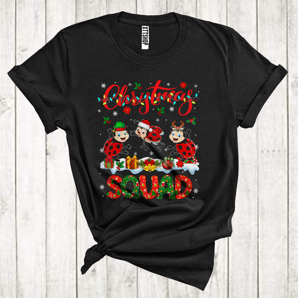 MacnyStore - Christmas Squad Awesome ELF Reindeer Santa Ladybug Xmas Animal Lover T-Shirt