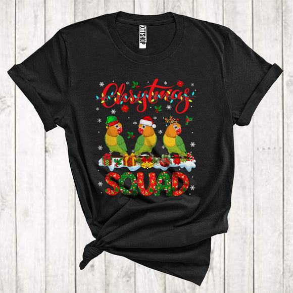 MacnyStore - Christmas Squad Awesome ELF Reindeer Santa Parrot Xmas Animal Lover T-Shirt