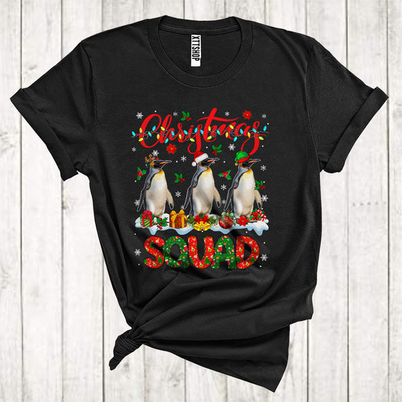 MacnyStore - Christmas Squad Awesome ELF Reindeer Santa Penguin Xmas Animal Lover T-Shirt
