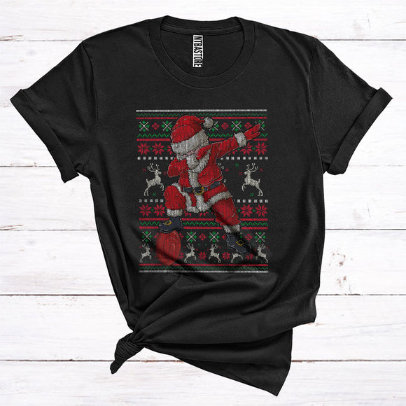 MacnyStore - Disc Golf Dabbing Santa Player Cool Sports Sweater Lover Christmas T-Shirt