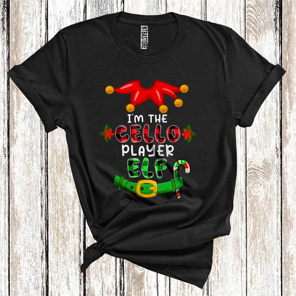 MacnyStore - Funny I'm The Cello Player, Elf Costumes, Christmas Family T-Shirt