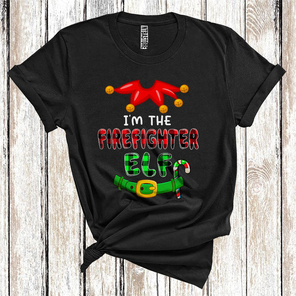 MacnyStore - Funny I'm The Firefighter, Elf Costumes, Christmas Family T-Shirt
