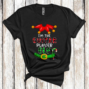 MacnyStore - Funny I'm The Guitar Player, Elf Costumes, Christmas Family T-Shirt