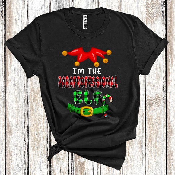 MacnyStore - Funny I'm The Paraprofessional, Elf Costumes, Christmas Family T-Shirt