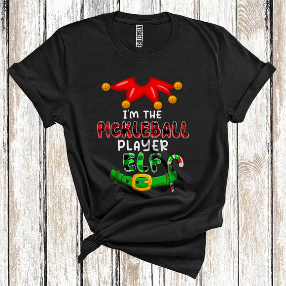 MacnyStore - Funny I'm The Pickleball Player, Elf Costumes, Christmas Family T-Shirt