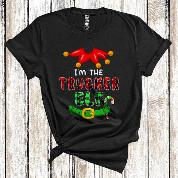 MacnyStore - Funny I'm The Trucker, Elf Costumes, Christmas Family T-Shirt
