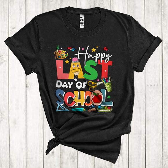 MacnyStore - Happy Last Day Of School Cute Graduation Teacher Student Kids Matching Group T-Shirt