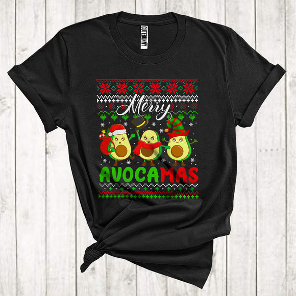MacnyStore - Merry Avocamas Cute Christmas Sweater Xmas Santa ELF Avocado Lover T-Shirt