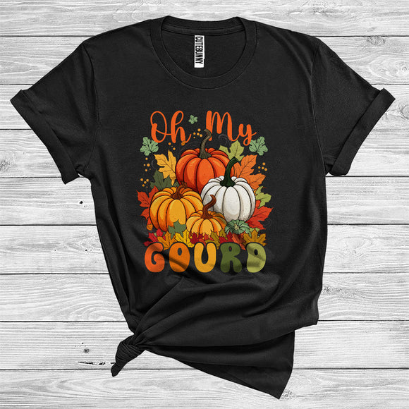 MacnyStore - My Gourd Funny Fall Autumn Leaves Squash Pumpkin Thanksgiving Halloween Costume T-Shirt