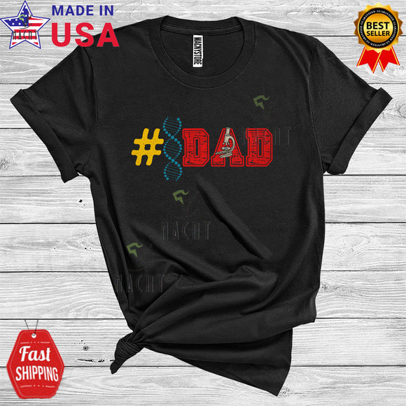 MacnyStore - Number One Biologist Dad Fathers Day Daddy Matching Careers Jobs Group T-Shirt