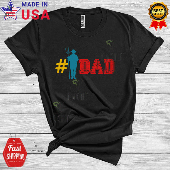 MacnyStore - Number One Farmer Dad Fathers Day Daddy Matching Careers Jobs Group T-Shirt