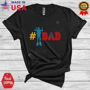 MacnyStore - Number One Scuba Diver Dad Fathers Day Daddy Matching Diving Group T-Shirt