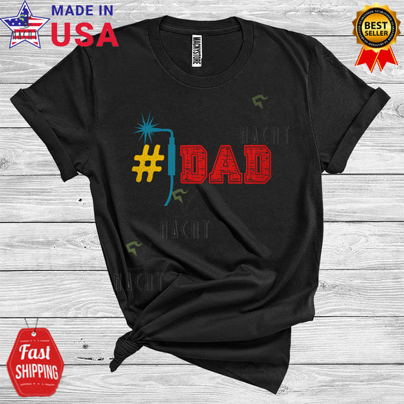 MacnyStore - Number One Welder Dad Fathers Day Daddy Matching Careers Jobs Group T-Shirt