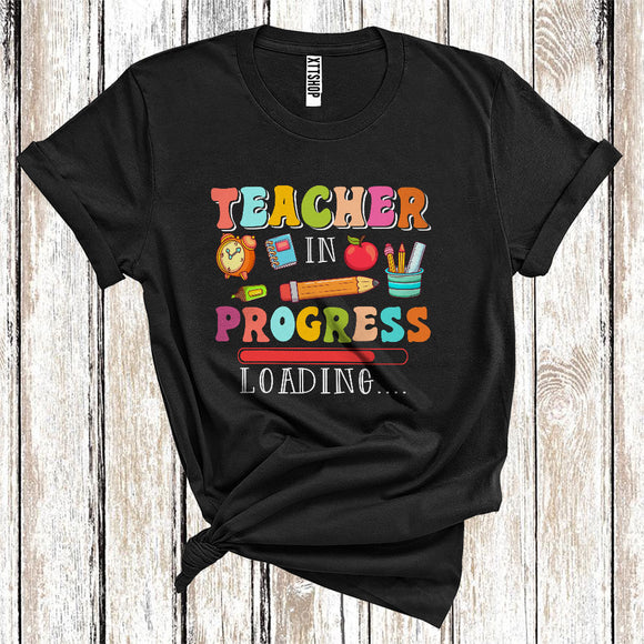 MacnyStore - Teacher In Progress Loading Cool Graduation Matching Future Job Careers Team T-Shirt