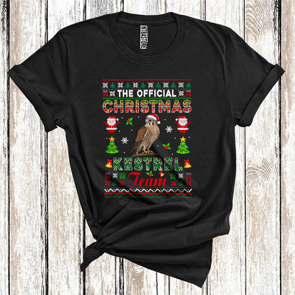 MacnyStore - The Official Christmas Kestrel Team, Santa Bird Xmas Long Sleeve Sweater, Christmas T-Shirt