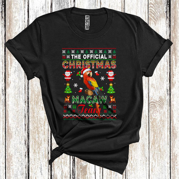 MacnyStore - The Official Christmas Macaw Team, Santa Bird Long Sleeve Sweater, Christmas T-Shirt