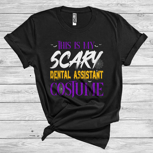 MacnyStore - This Is My Scary Dental Assistant Costume Funny Halloween Matching Jobs Group T-Shirt