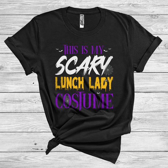MacnyStore - This Is My Scary Lunch Lady Costume Funny Halloween Matching Jobs Group T-Shirt