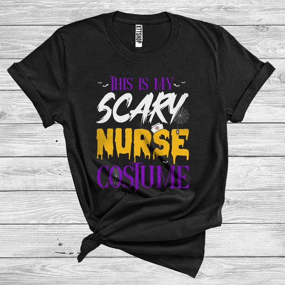 MacnyStore - This Is My Scary Nurse Costume Funny Halloween Matching Hospital Jobs Group T-Shirt
