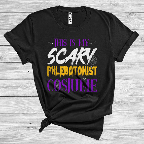 MacnyStore - This Is My Scary Phlebotomist Costume Funny Halloween Matching Jobs Group T-Shirt