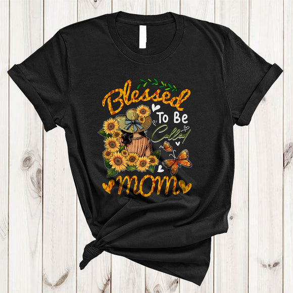 MacnyStore - Blessed To Be Called Mom, Amazing Mother's Day Women Sunflowers, Matching Family Group T-Shirt