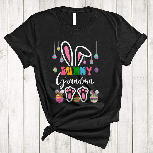 MacnyStore - Bunny Grandma, Adorable Easter Day Bunny Lover, Egg Hunting Matching Family Group T-Shirt