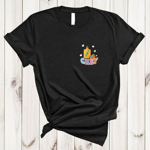 MacnyStore - Chef Tools In Pocket, Adorable Valentine Hearts, Matching Chef Family Group T-Shirt