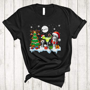 MacnyStore - Christmas Tree With Bartender Tools, Wonderful X-mas Bartender, Matching Family Group T-Shirt