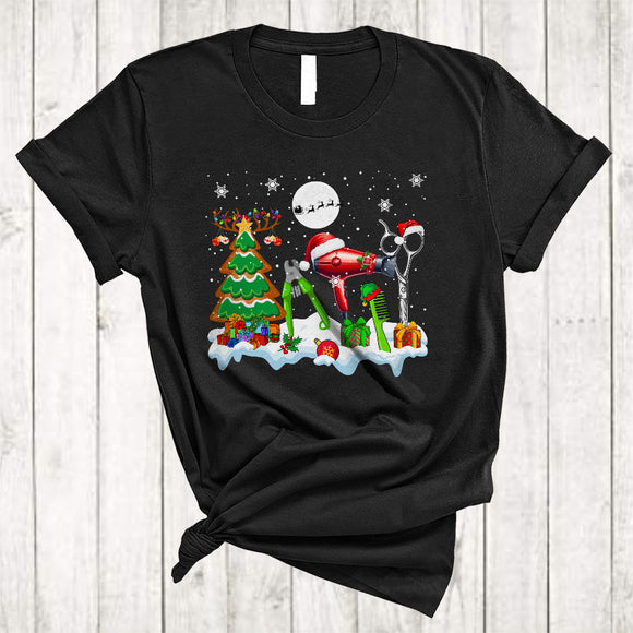 MacnyStore - Christmas Tree With Dog Groomer Tools, Wonderful X-mas Dog Groomer, Matching Family Group T-Shirt