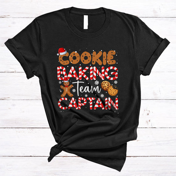 MacnyStore - Cookie Baking Team Captain, Awesome Merry Christmas Baker Cookies, Gingerbread X-mas T-Shirt